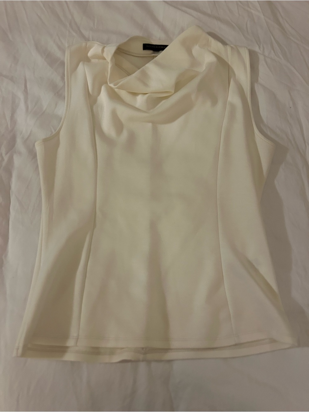 Banana Republic Cream Sleeveless Cowl Neck Camisole